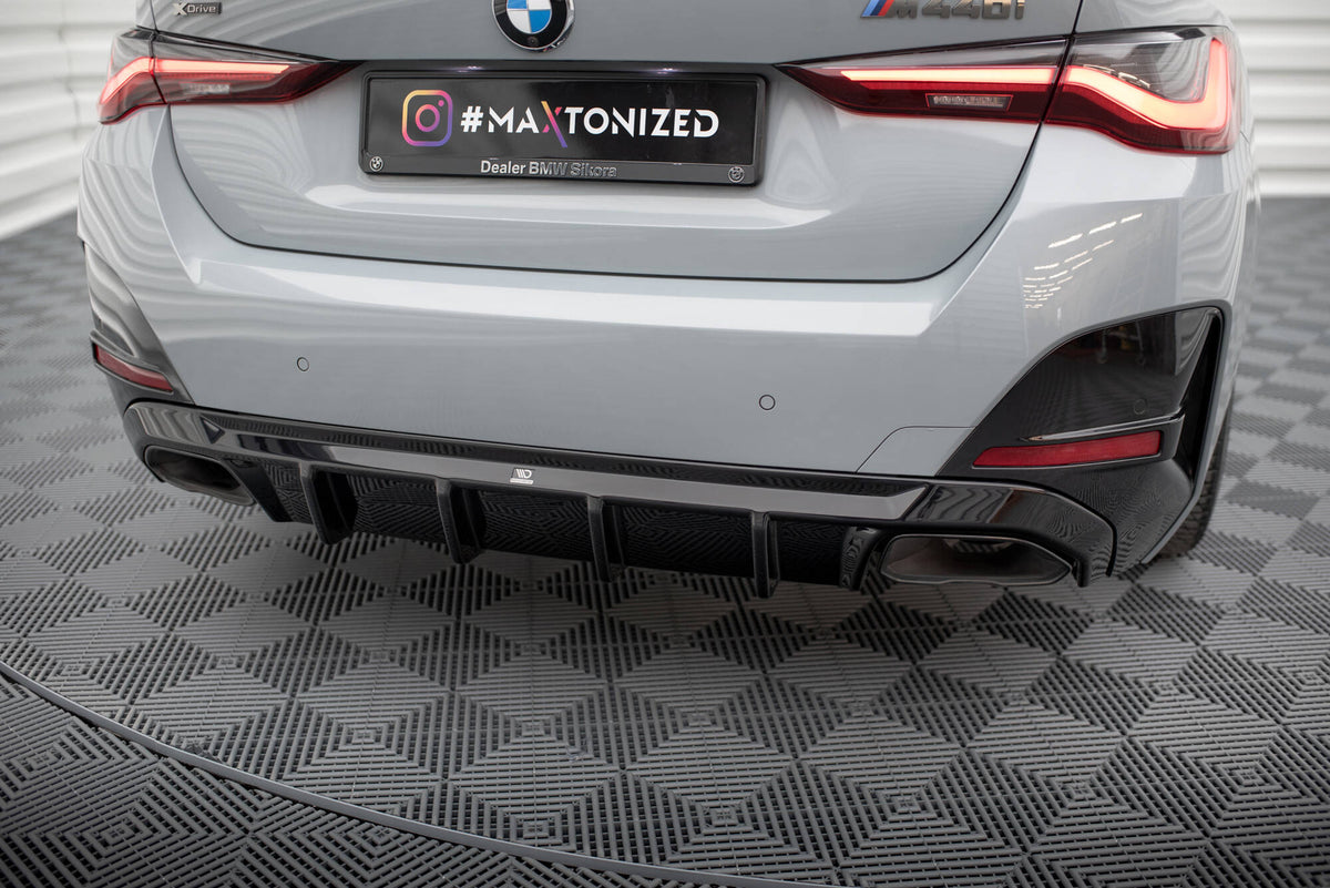 Bakvalance diffuser til BMW M440i Gran Coupe G26 – sett bakfra