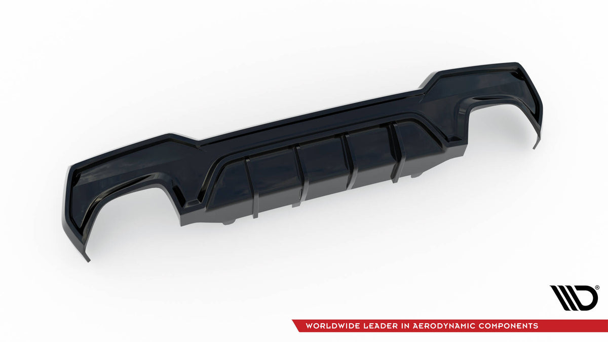 Diffuser til BMW M440i M440d G22 G23 skrått perspektiv