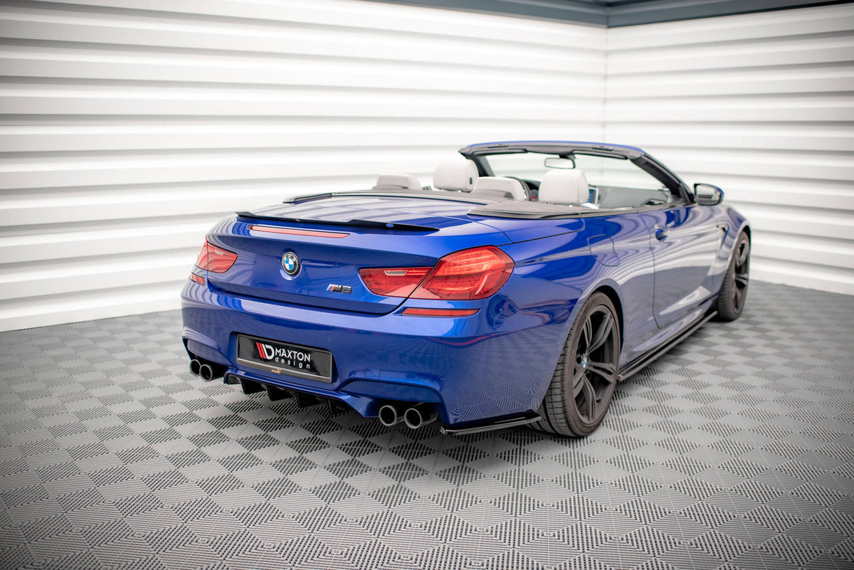Bakdiffuser fra Maxton Design montert på BMW M6 Coupe F13, skrå vinkel