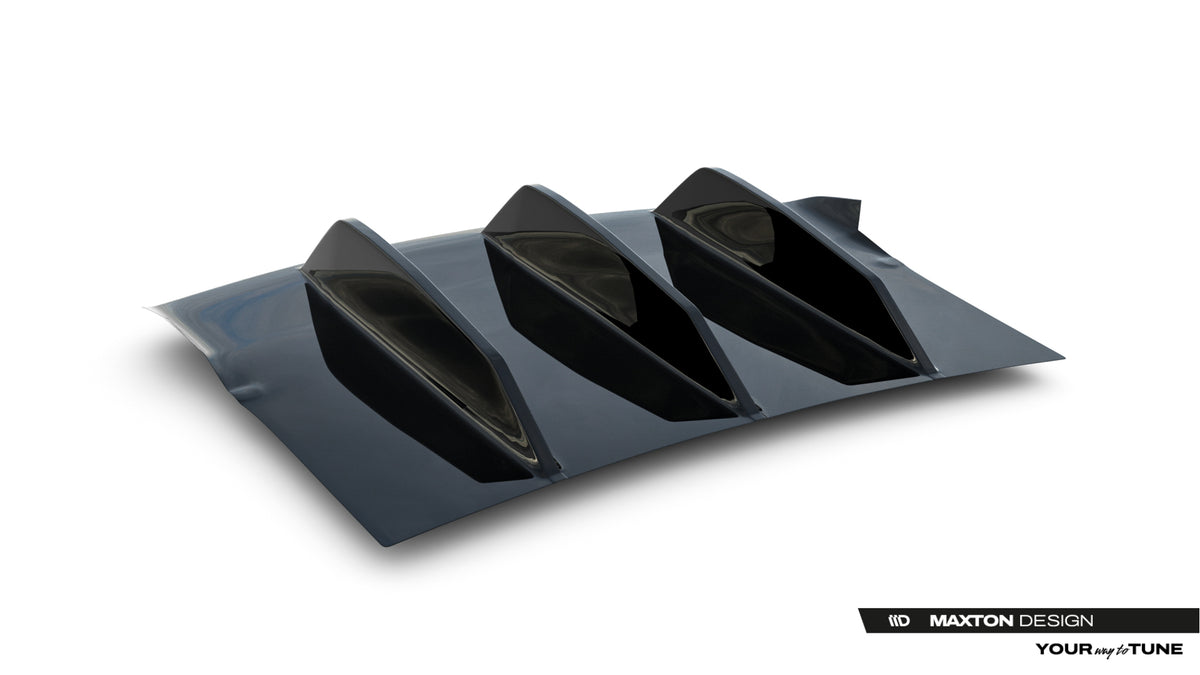 Maxton diffuser Tesla Model S Mk1 med 3M-tape for montering