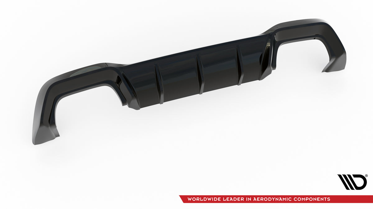 Diffuser V.1 til Volkswagen Golf R Mk8 Facelift sett fra siden