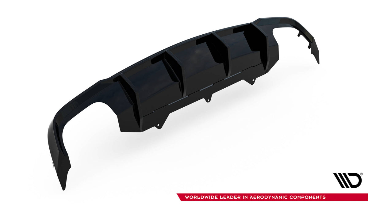 Diffuser V.2 Audi A6 / S6 C7 Facelift S-Line - AU-A6-C7F-SLINE-RS1GO_O+RS1RG