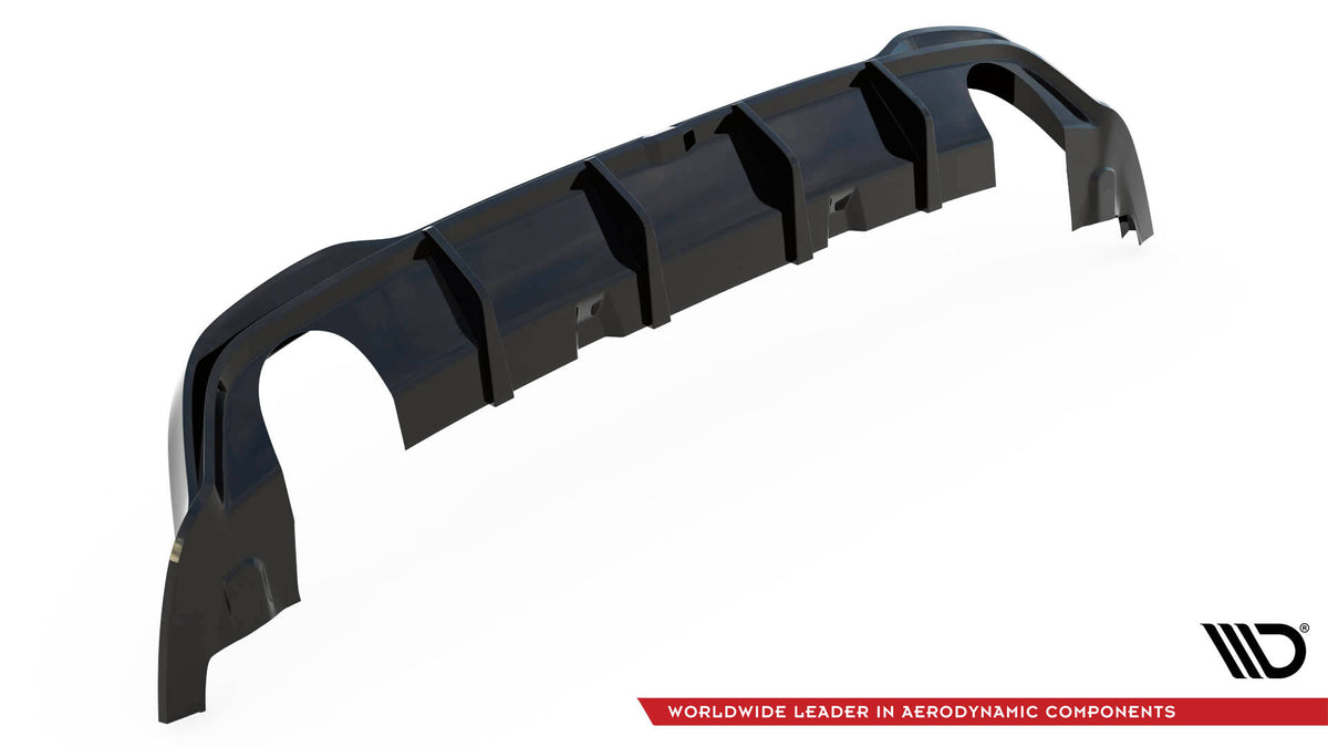 Detaljbilde av hekkskjørt til Volkswagen Golf GTI Clubsport Mk8 Facelift