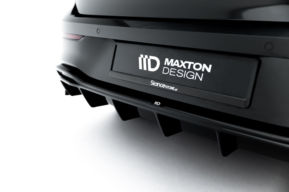 Blank sort diffuser til Golf Mk8 Facelift sett fra siden