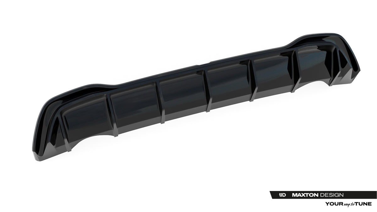 Diffuser til Volkswagen Golf Mk8 Facelift sett bakfra