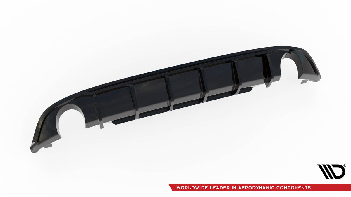 Undersiden av bakre diffuser til Volkswagen Jetta GLI Mk7