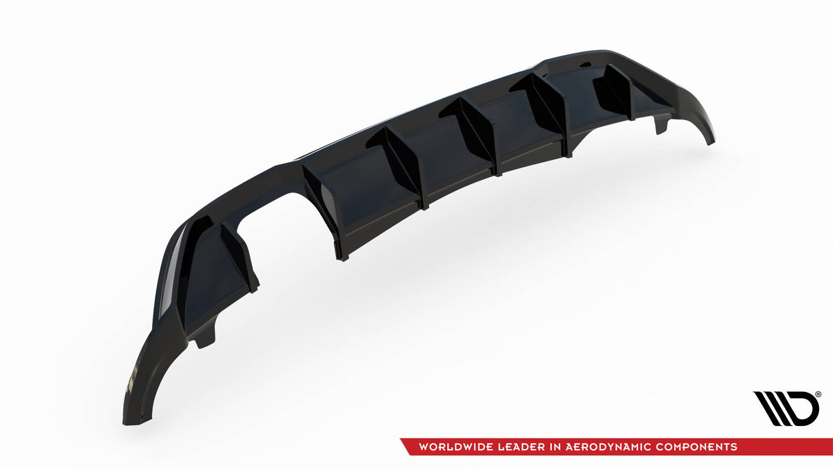 Diffuser Volkswagen Polo GTI MK6 Facelift (2021-) - VW-PO-6F-GTI-RS1GOO_