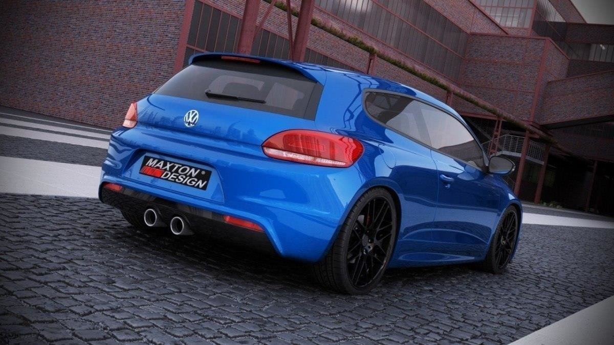 Diffuser i glassfiber for VW Scirocco R sett bakfra