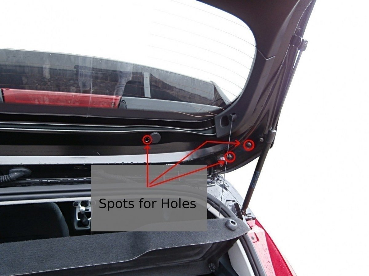 Takspoiler Ford Fiesta MK7 / MK7 FL RS Look - FO-FI-7-RS-D2F