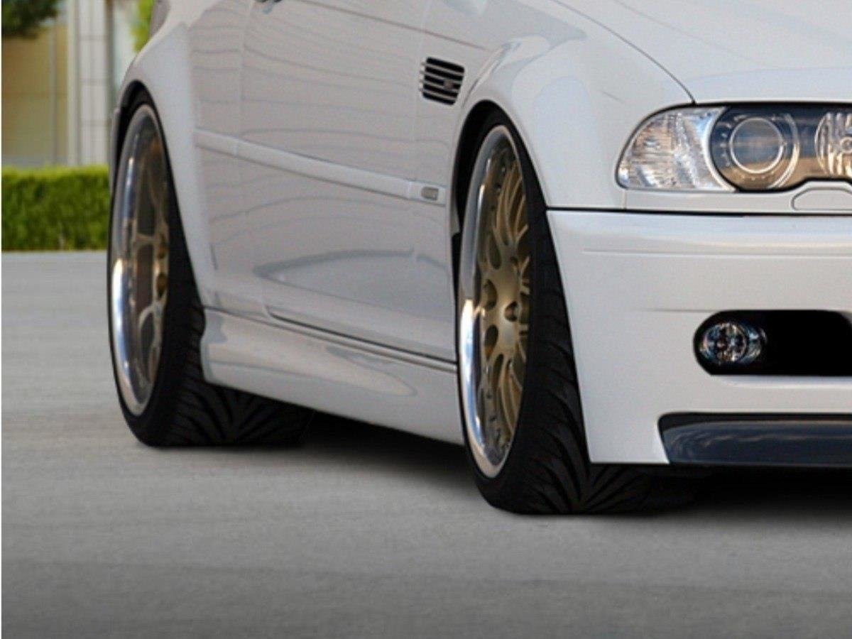 Sideskjørt BMW 3 E46 Coupe & Cabrio < M3 Look > detaljbilde av profilen
