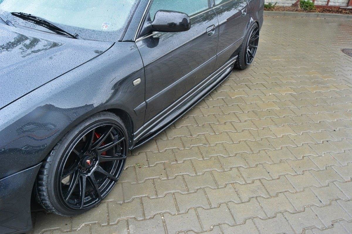 Sideskjørt diffusorer til Audi S4 B5 fra Maxton Design, sett ovenfra