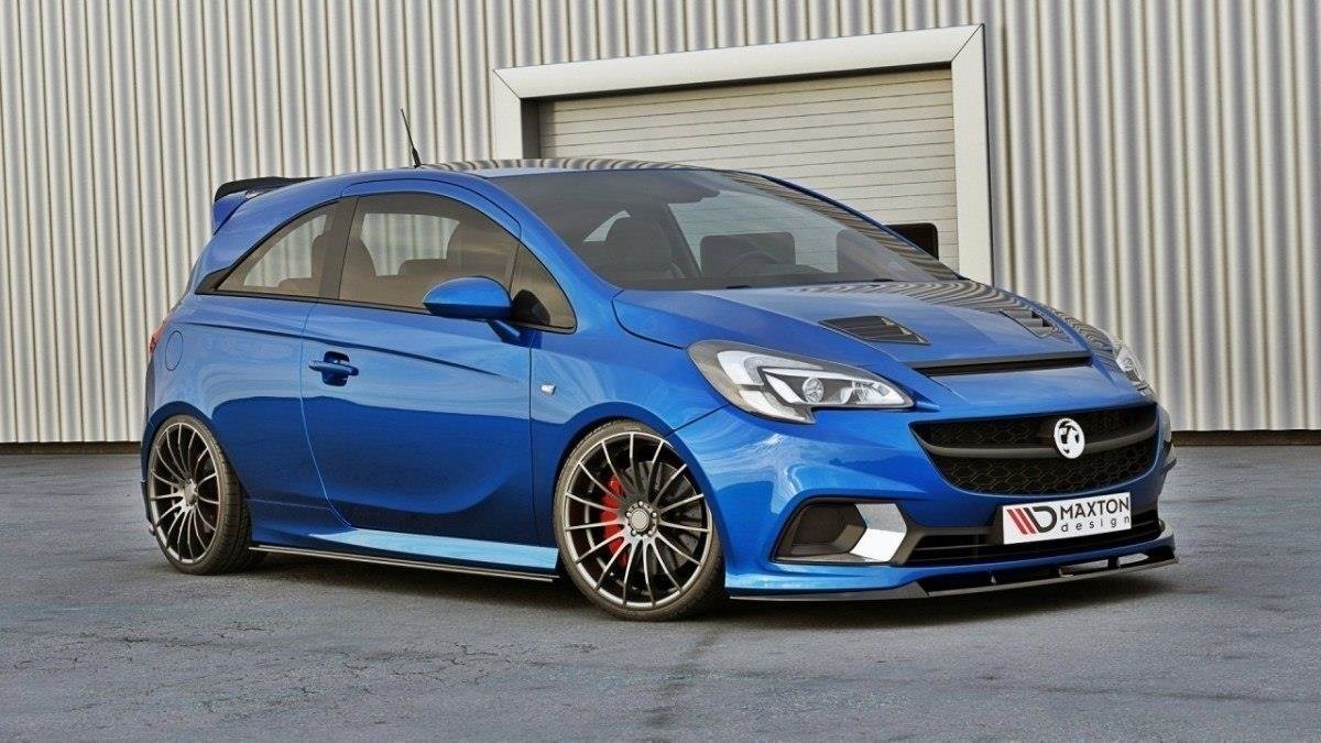 Sideskjørt diffusers Opel Corsa E Opc/Vxr detaljbilde av profilen