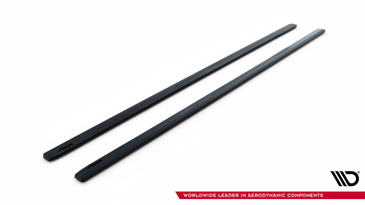 Sideskjørtdiffusor for Golf GTI Clubsport vist med synlig overflatestruktur