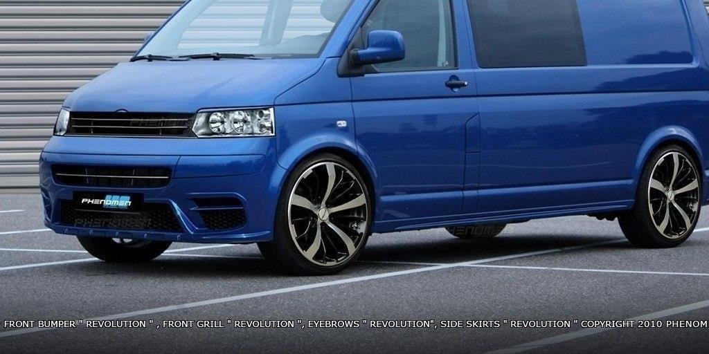 Sideskjørt Vw T5 detaljbilde av profilen