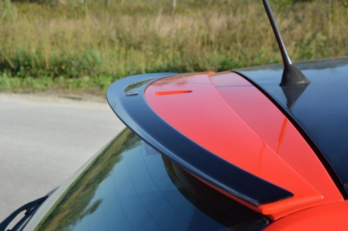 Spoiler cap til Fiat Stilo Schumacher i sort finish sett ovenfra
