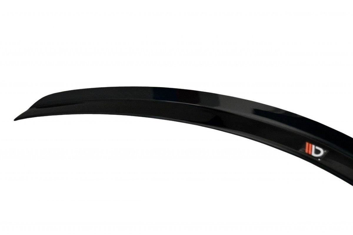 Sort spoiler cap for Fiat Stilo Schumacher med synlig overflatestruktur