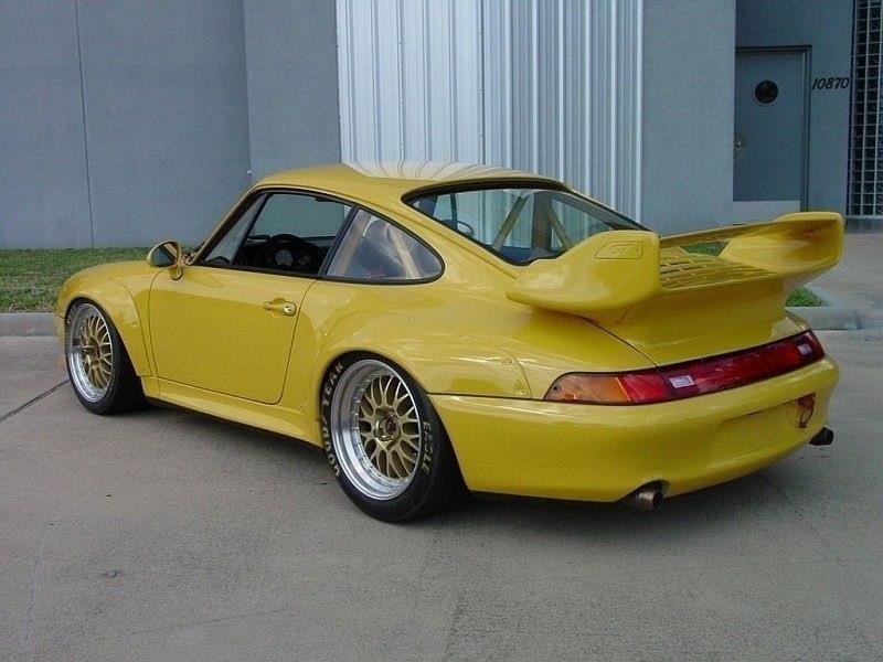 Spoiler GT2 Look Porsche 911 (993) 93-98 detaljbilde av profilen