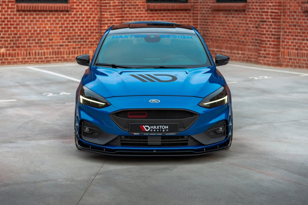 Maxton Design frontsplitter for Ford Focus Mk4 sett ovenfra