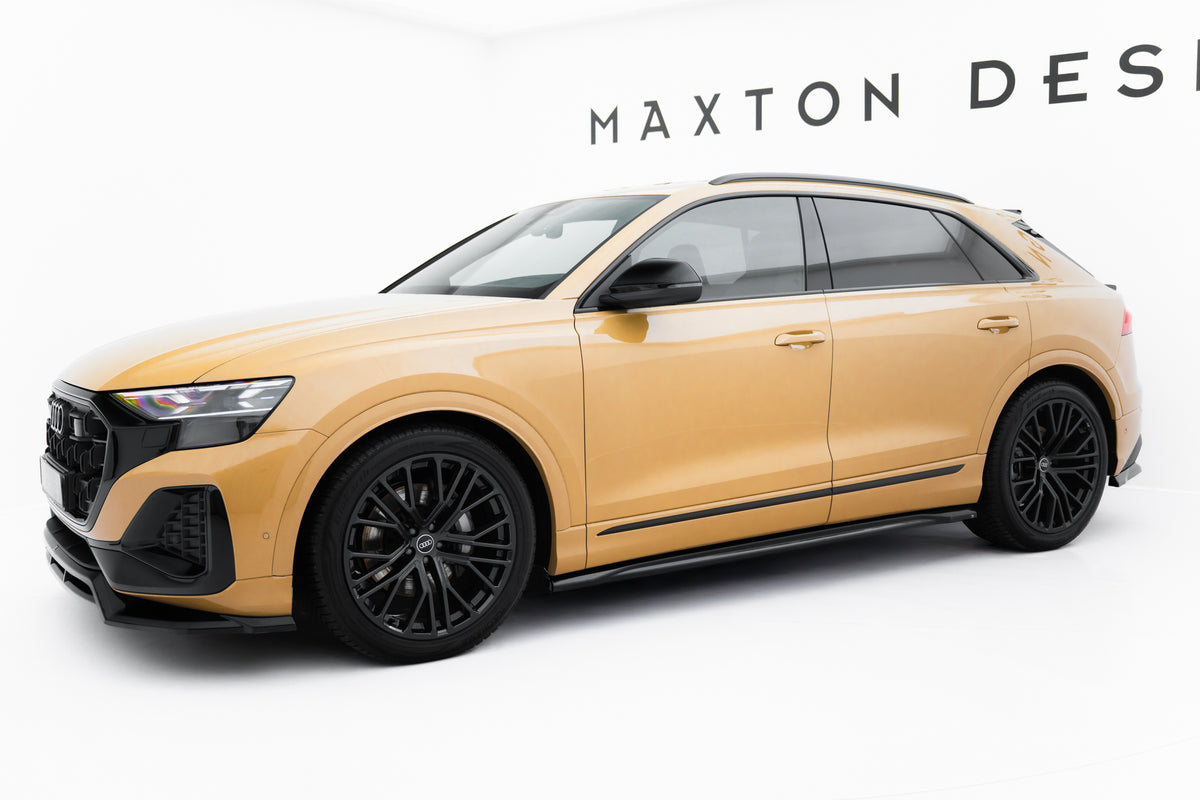 Splittersett montert på Audi Q8 MK1 Facelift sett forfra