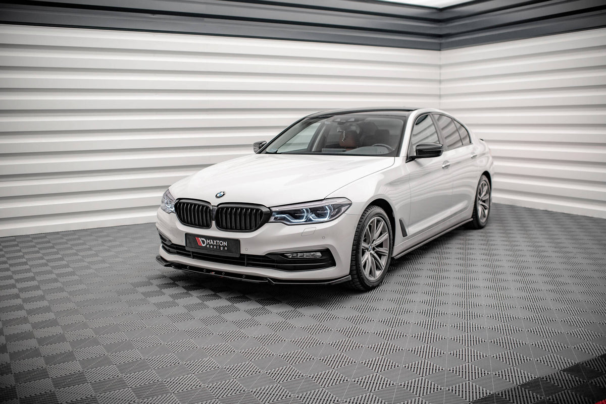 Splittersett til BMW 5 Sedan G30 i sort ABS-plast – Maxton Design