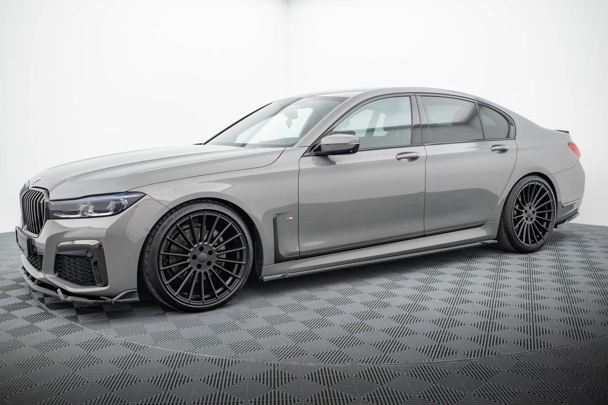 Splittersett for BMW 7 G11 M-Pakke Facelift i svart ABS – Maxton Design