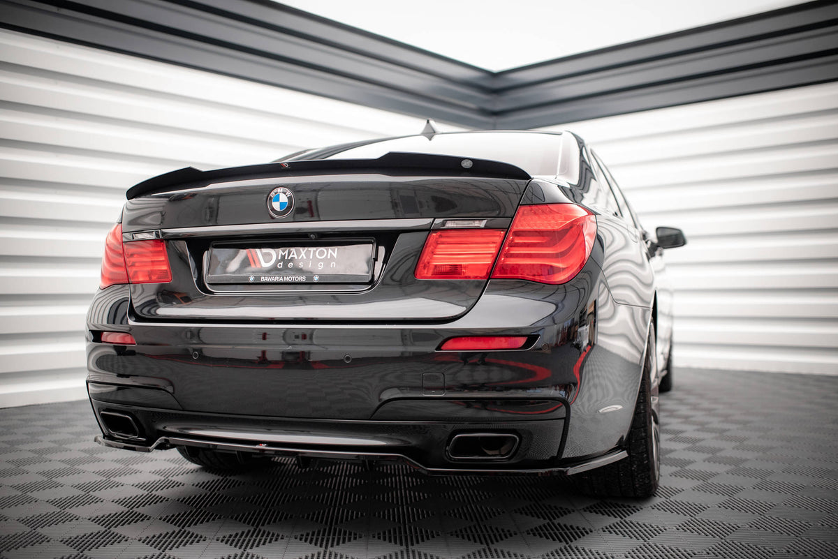 BMW 7-serie F01 M-Pack splittersett – sideskjørt diffusor montert
