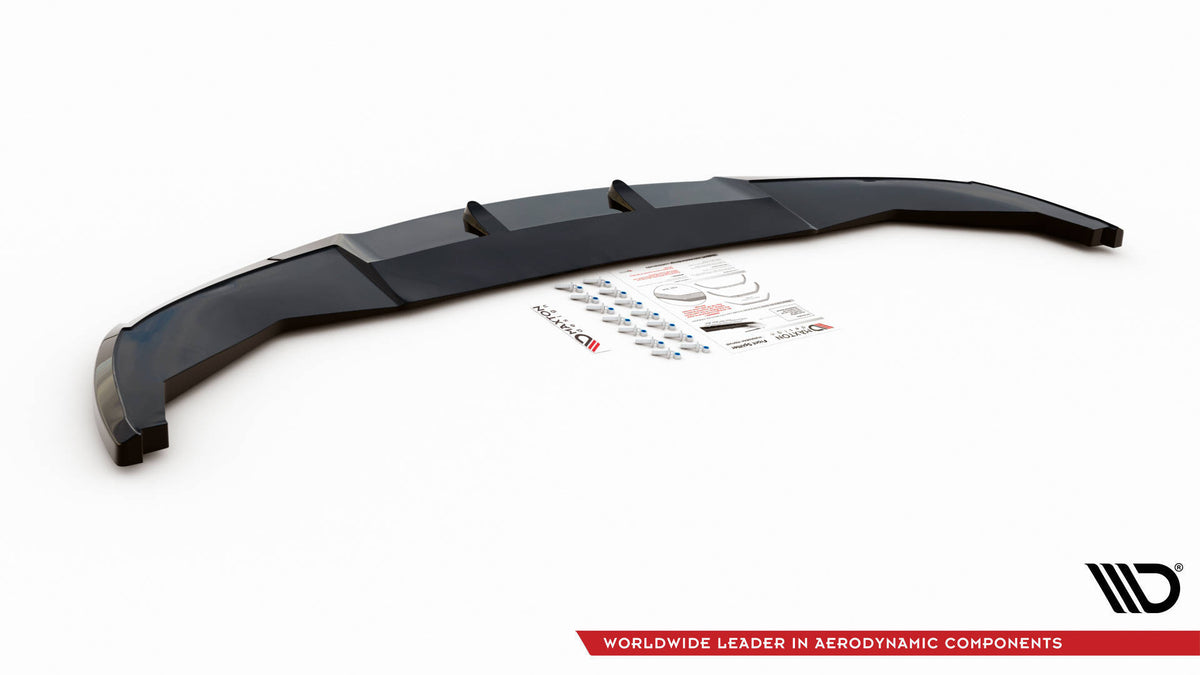 BMW F01 M-Pack frontsplitter Maxton – sidevinkel visning