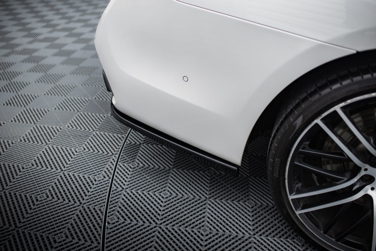 Front splitter BMW 7 G11 M-Pakke, sort ABS-plast montert