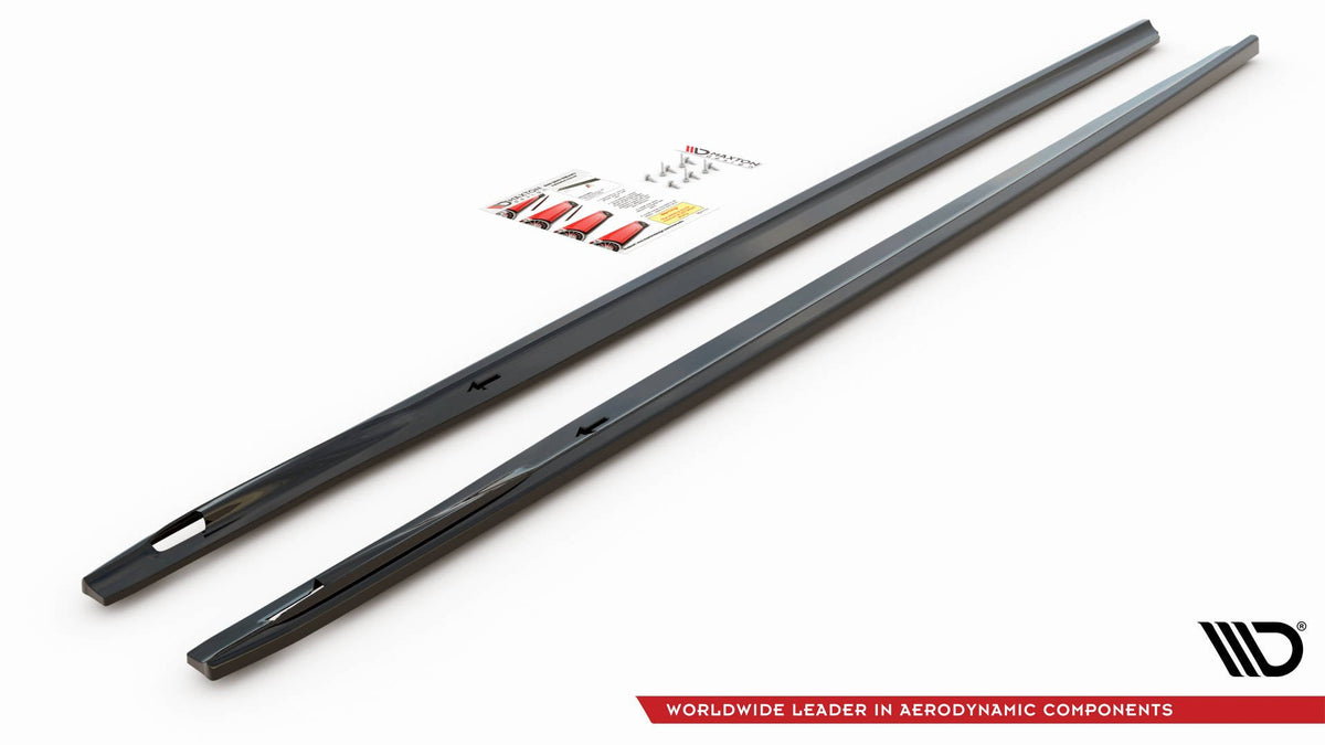 Front splitter BMW 7 G11 M-Pakke ABS-plast, ovenfra