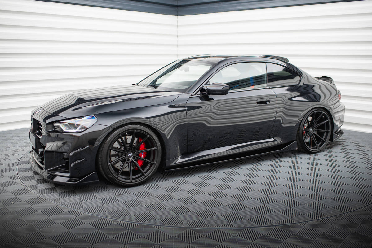 Splittersett BMW M2 G87 – frontperspektiv