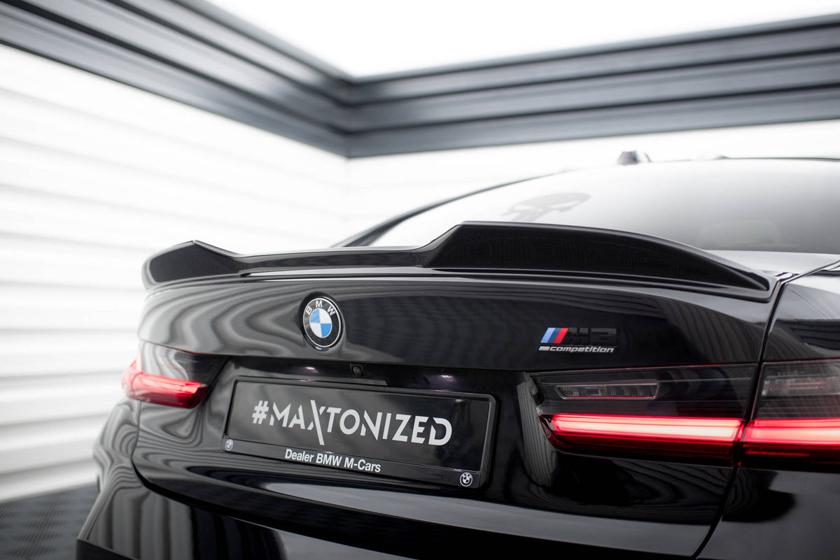 Front splitter fra Maxton Design montert på BMW M3 G80 i nærbilde