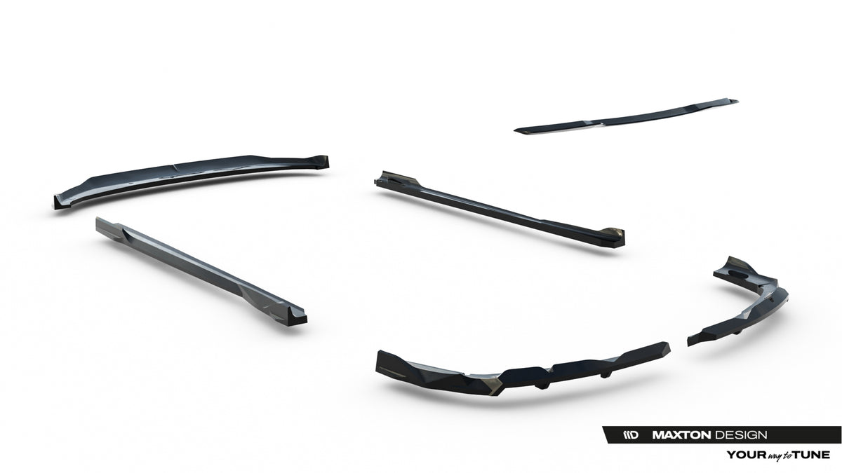 Sideskjort fra Maxton Design pa BMW X3 G45 lavt perspektiv