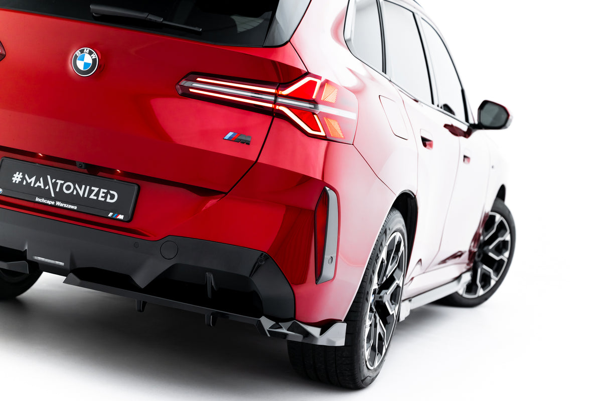 Spoiler Cap fra splittersett montert pa bakluke BMW X3 G45