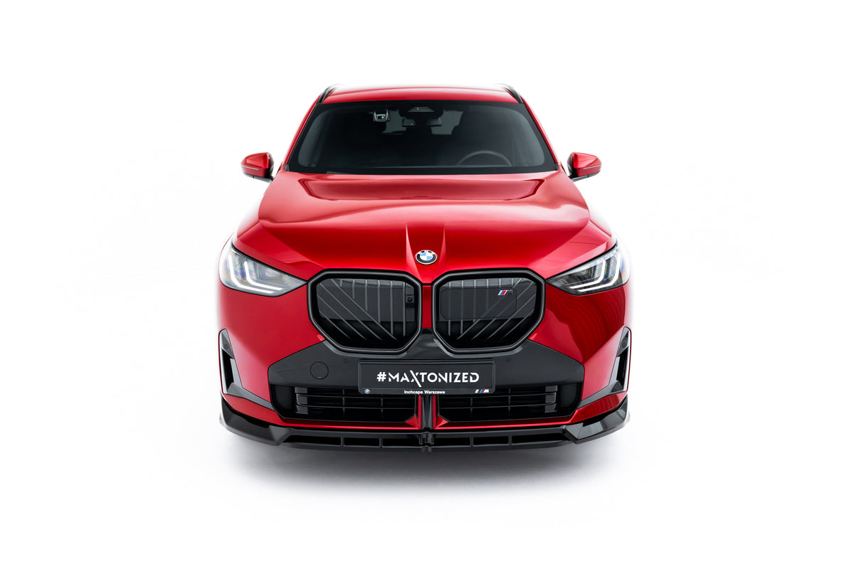 Splittersett BMW X3 G45 komplett sett utlagt pa plan flate