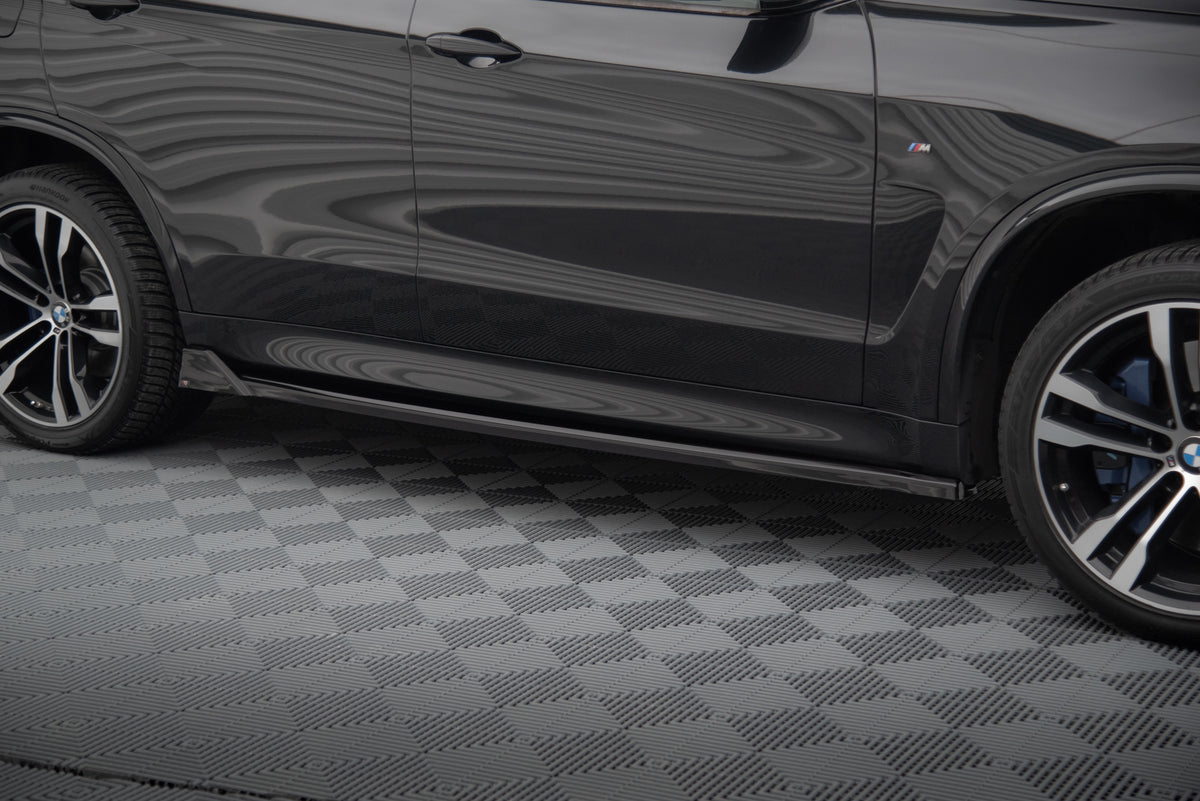 BMW X5 F15 M-Sport med komplett Maxton splittersett – bakfra visning