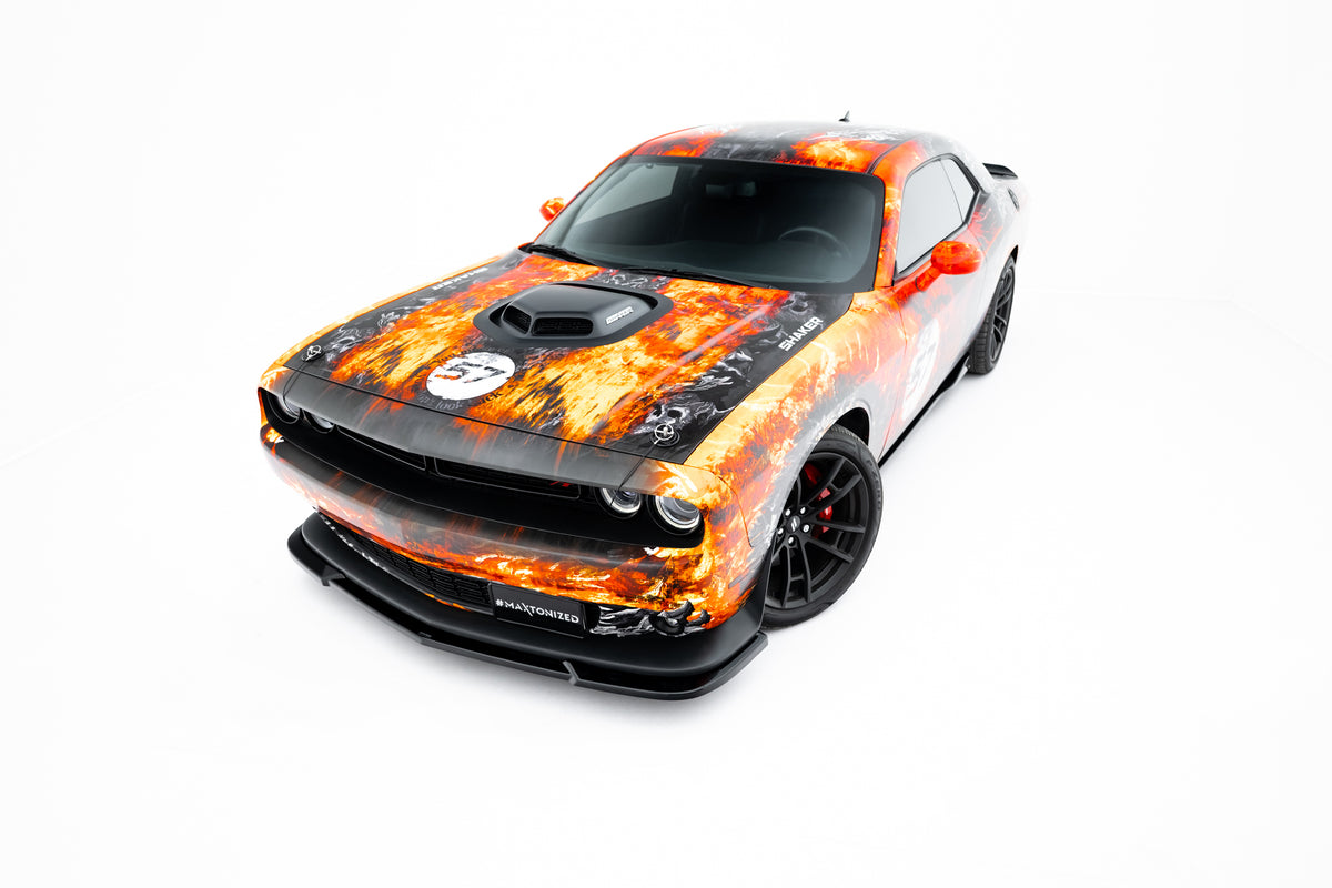 Sideskjørt diffusers til Dodge Challenger GT Mk3 Facelift i blank sort