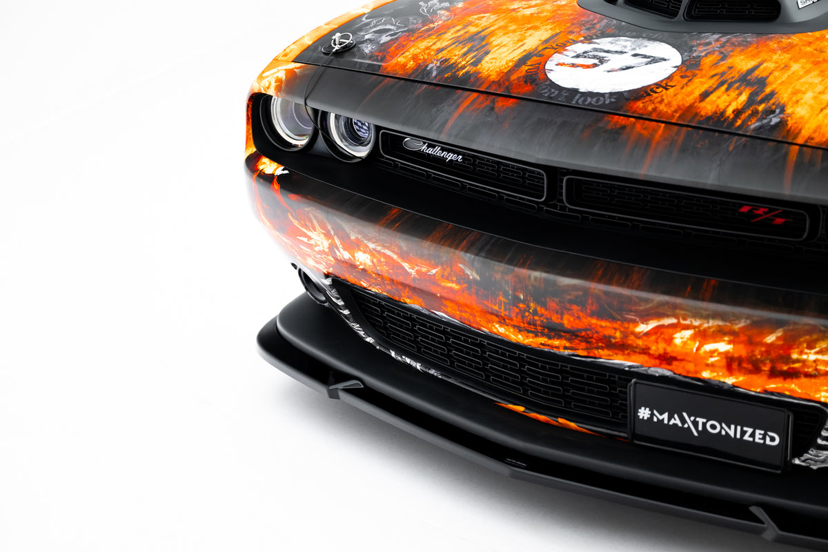 Spoiler cap til Dodge Challenger GT Mk3 Facelift i blank sort