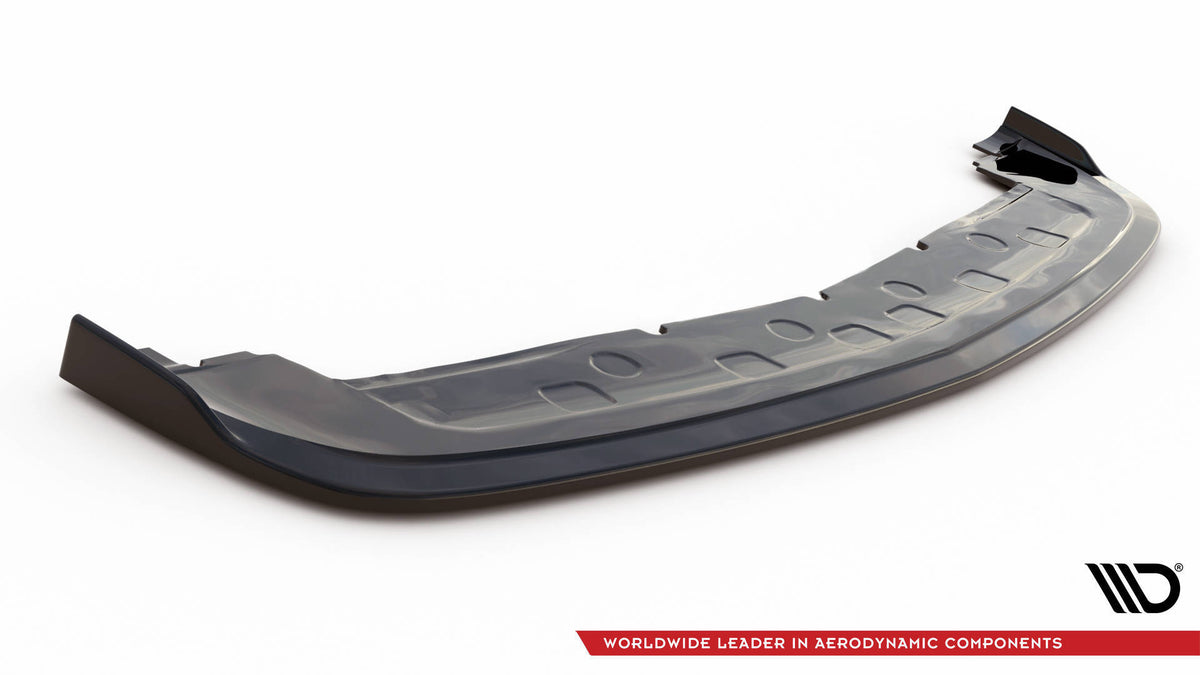 Komplett splittersett for Dodge Challenger Hellcat med alle tre deler utlagt
