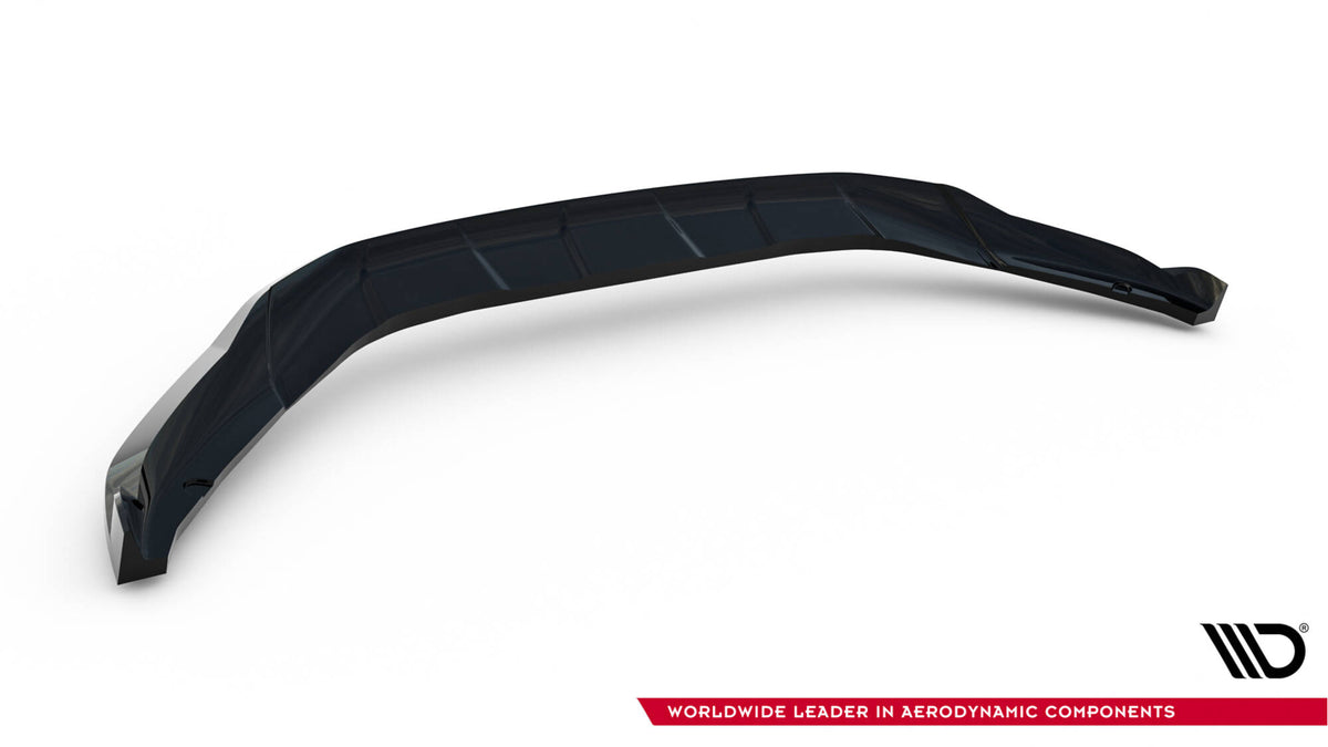 Spoiler cap til Ford Tourneo Courier MK2 i sort finish sett bakfra
