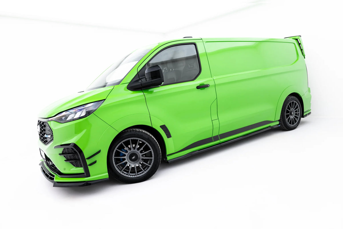 Splittersett i ABS Gloss Black til Ford Transit Custom MSRT Mk2