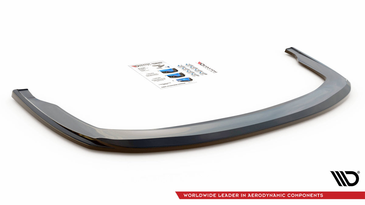 Komplett splittersett for Honda Civic IX Tourer med monteringsutstyr sett ovenfra