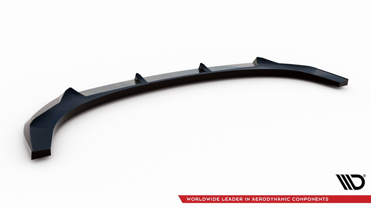 Spoiler cap for Hyundai Kona N-Line MK2 sett ovenfra i sort finish