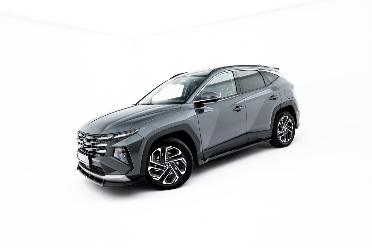 Bakparti på Hyundai Tucson Mk4 Facelift med hekksplitter fra Maxton Design