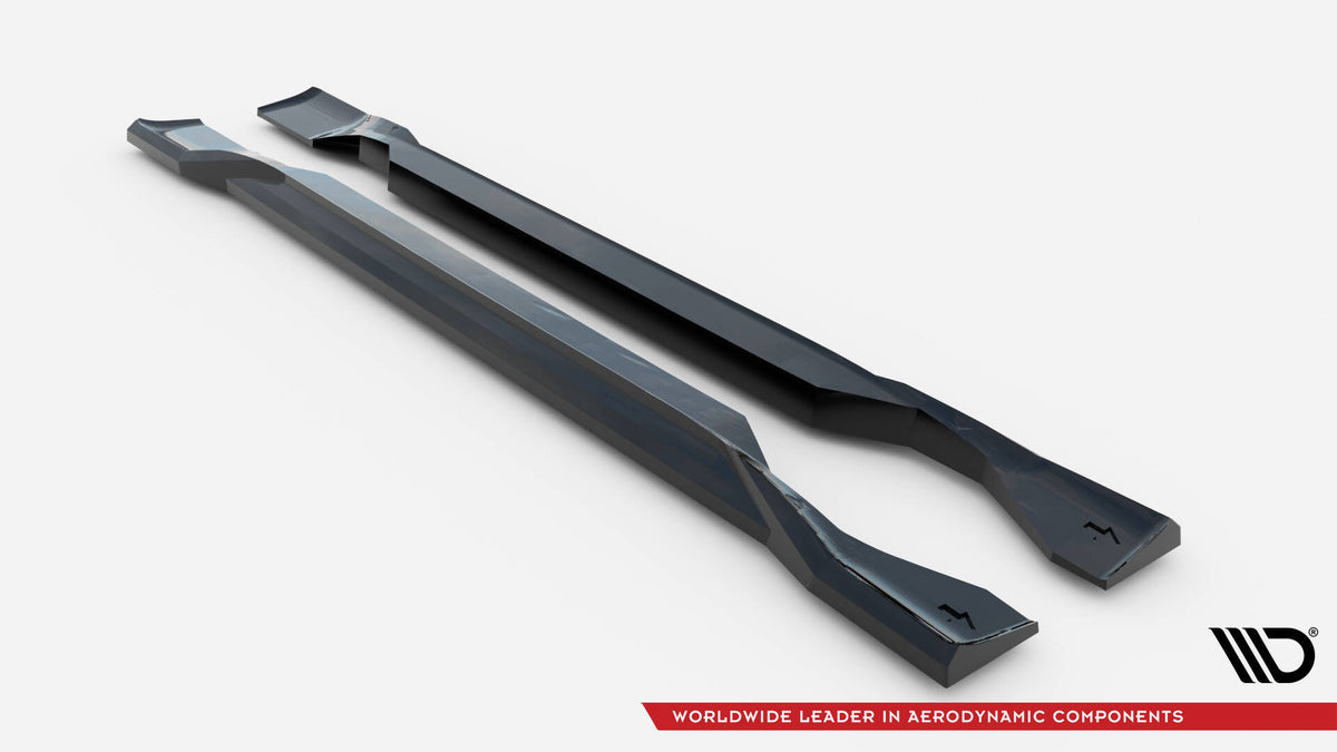 Spoiler cap til Jeep Compass Limited MK2 Facelift vist i sort finish på hvit bakgrunn
