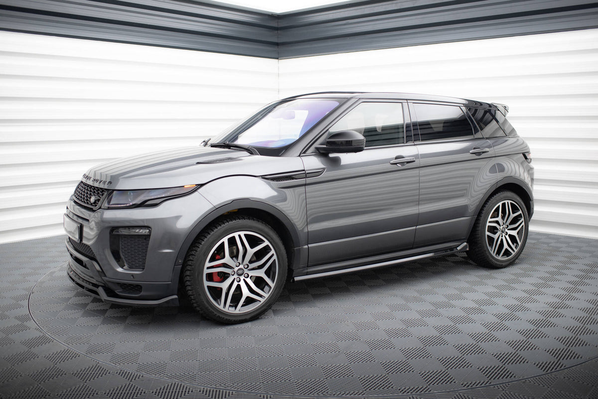 Splittersett til Range Rover Evoque HSE Dynamic med alle fire deler vist ovenfra