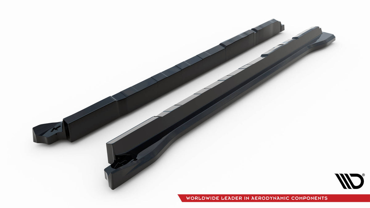 Komplett splittersett for Lexus NX F-Sport MK2 lagt ut med alle fire deler