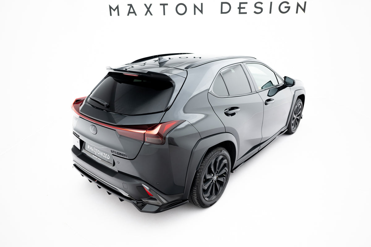 Sideskjørt diffuser i ABS-plast for Lexus UX F-Sport MK1, skrå vinkel
