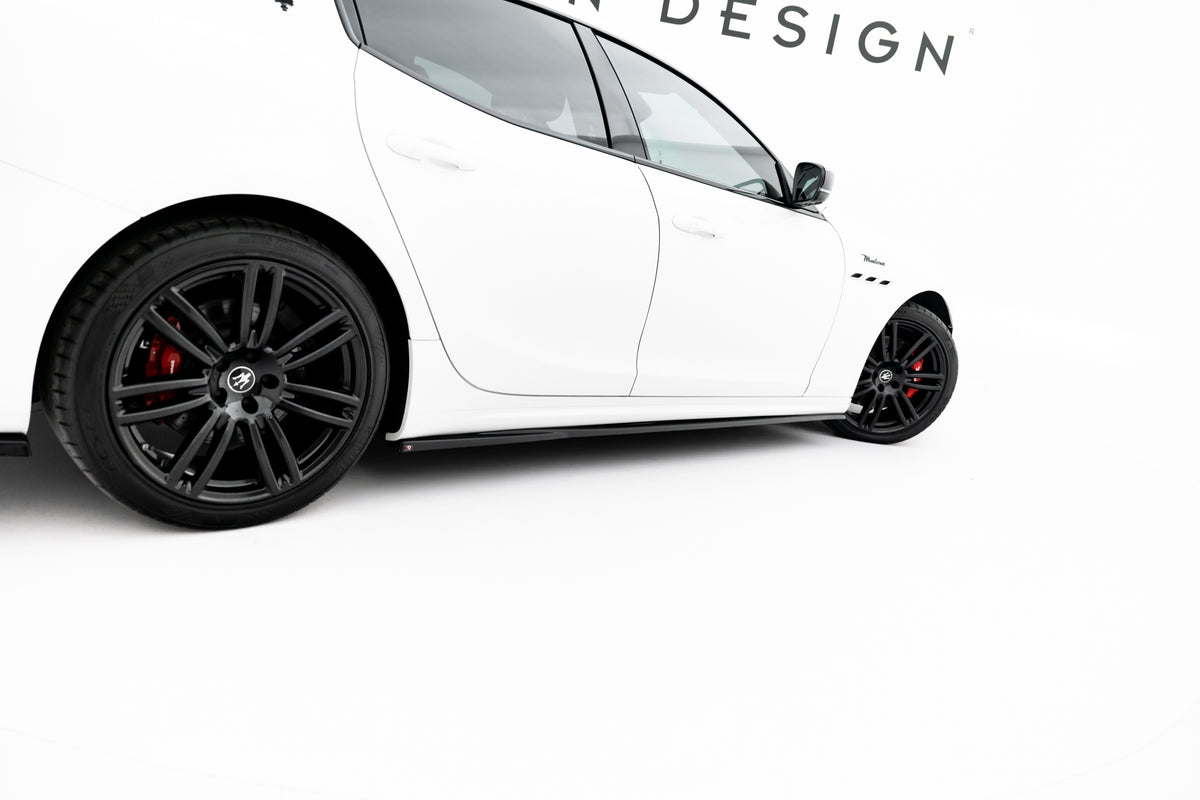 Splittersett Maserati Ghibli Modena MK3 Facelift - MA-GH-1F-MO-SET
