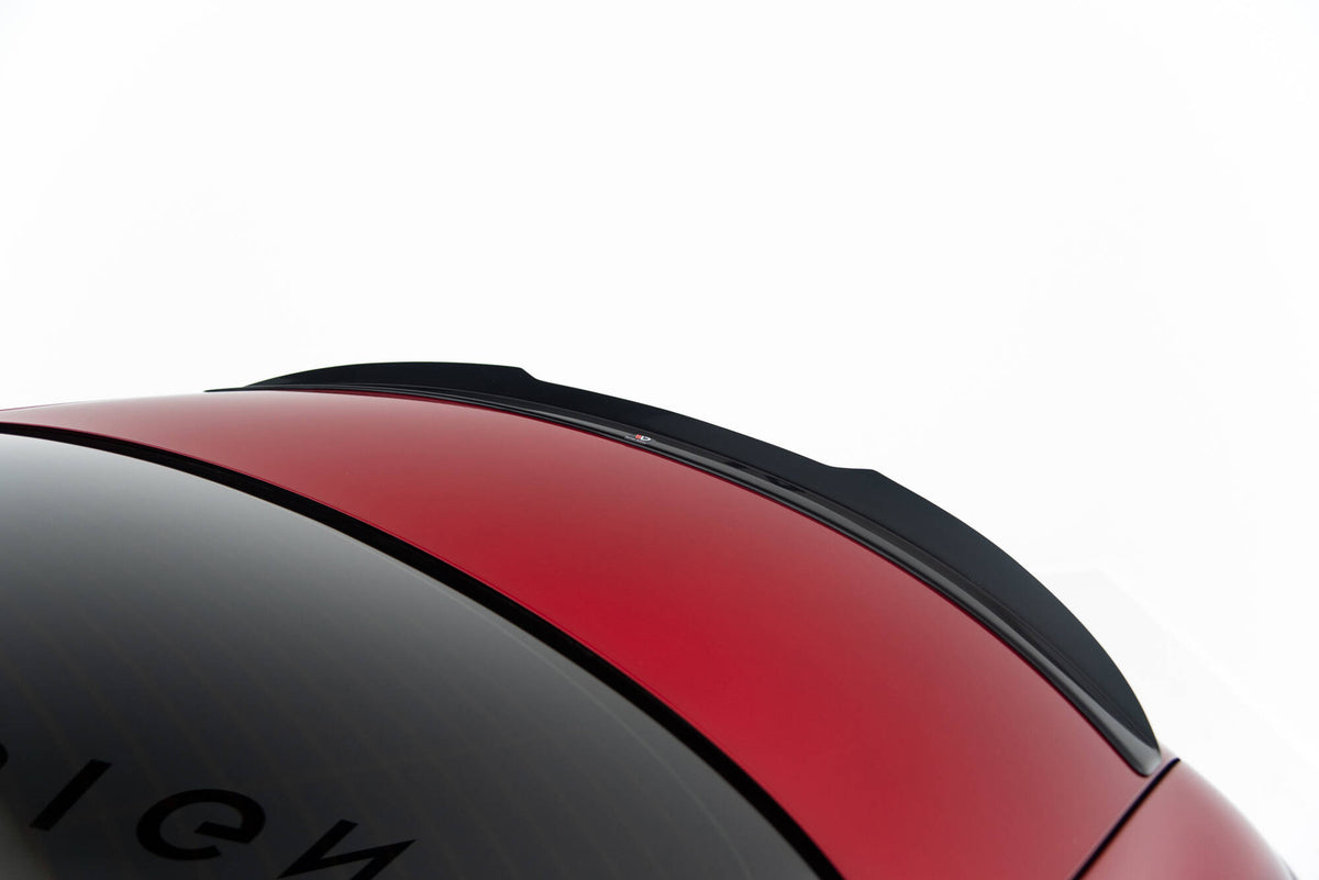 Spoiler cap og bak side splittere til Mazda 6 MK3 Facelift, detaljbilde av overflaten