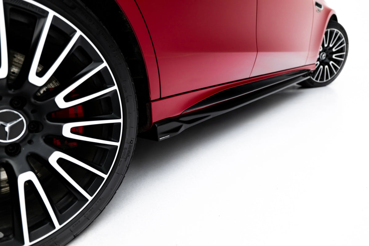 Maxton splittersett til Mercedes-AMG E53 W214 sett bakfra